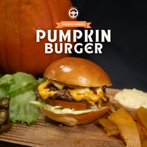 PUMPKIN BURGER (BURGER OF THE MONTH)